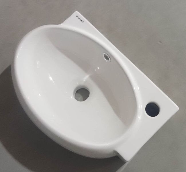 купить Раковина підвісна MIXXUS PREMIUM DIVERSE-1201-L 400х215х140mm (отвір під змішувач, перелив) (MP6507) фото
