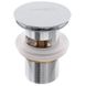 Донний клапан для умивальника з переливом (кнопка) IBERGRIF M20502 (IB0087) IB0087 фото 1