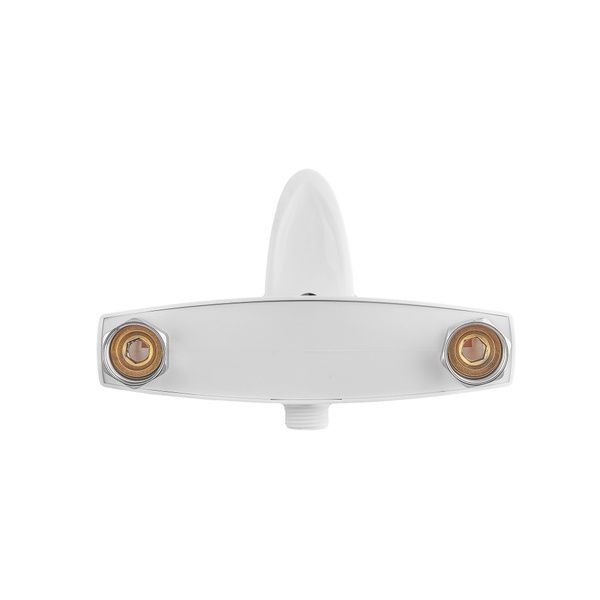 купити Змішувач для душової кабіни Plamix Cezar-003 SET White (з шлангом, лійкою та кронштейном) (PM0665) фото