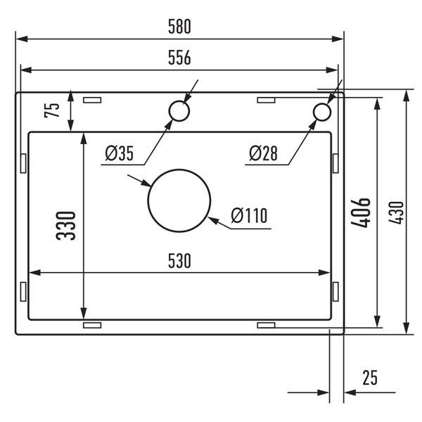 купить Мойка из нерж. стали MIXXUS MH5843 MICRO DECOR GRAPHITE (3.0/0.8) (Цвет графит) (MI8217) фото