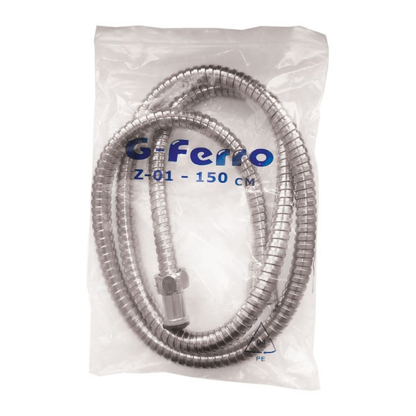 Шланг для лійки душа G-FERRO Chr.Z-01 (150 см) (HO0006) HO0006 фото