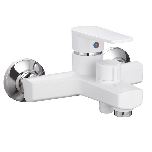 Змішувач для ванни Plamix Oscar-009 Euro White (без шланга та лійки) (PM0634) PM0634 фото