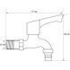 Кран для холодної води 1/2 Mixxus BIB-02 (нерж. сталь) (SS0051) SS0051 фото 2