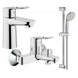 Набір змішувачів для ванни S-Size Grohe BauLoop (123214S) 123214S фото 1