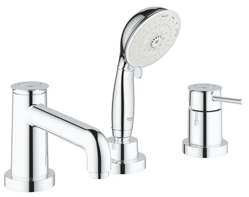 купити Змішувач на борт ванни на 3 отвори Grohe BauClassic (2511800A) фото