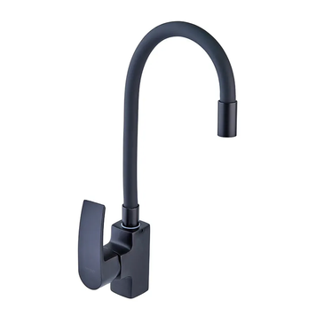 купить Змішувач для кухні MIXXUS MAGNUM 011 NUT BLACK REFL.BLACK з гнучким виливом (Колір чорний+вилив чорний) (MI6199) фото