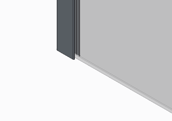 купити Душова перегородка Koer SR SP03-30x200-TR-01 Walk-In (рух.част) прозоре скло Easy Clean 8мм, хром (KR5399) фото