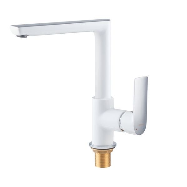 купити Змішувач для кухні HAIBA ALEX 018 WHITE-CHROME (HB9569) фото