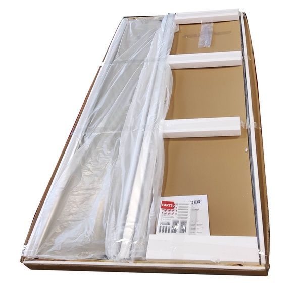 купити Душова перегородка Koer SR SP03-30x200-TR-01 Walk-In (рух.част) прозоре скло Easy Clean 8мм, хром (KR5399) фото