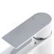 Смеситель для умывальника с удлиненным изливом HAIBA ALEX 001 LONG NUT WHITE-CHROME (Цвет белый хром) (HB9563) HB9563 фото 5