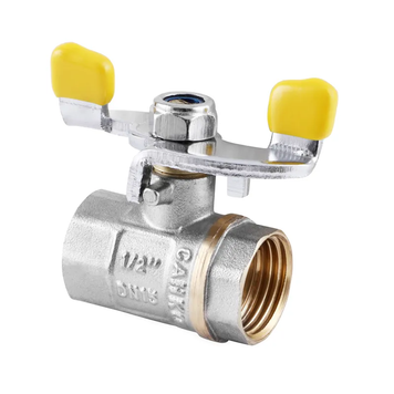 купить Кран шаровой СК 1/2" ГГМ YELLOW art. 602 (WP0075) фото