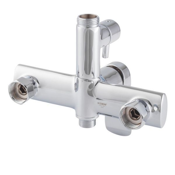 купить Душевая колонна со смесителем KOER KB-52028-01, 2 функции (Цвет хром) (KR5309) фото