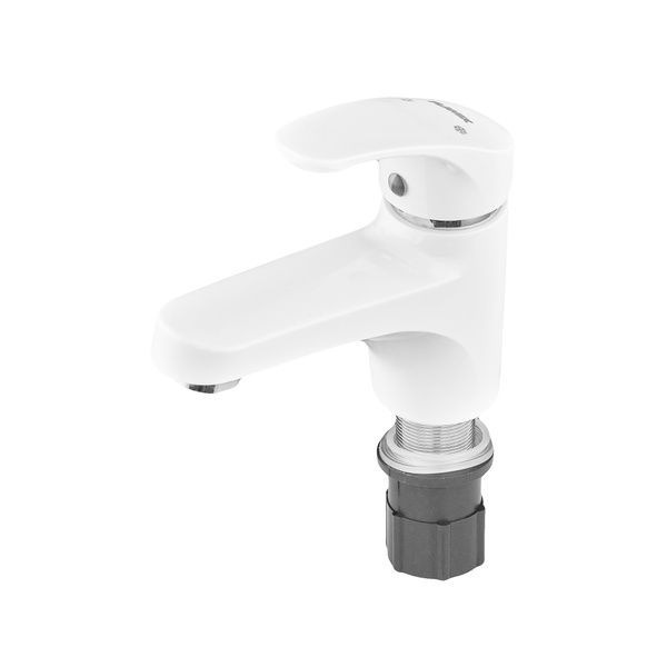 купити Змішувач для умивальника Plamix Fidel-001 SET White (з підведенням) (PM0659) фото