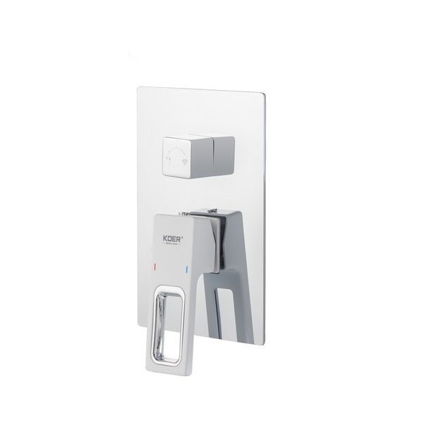 купить Душова система вбудована KOER KB-66009-04, 3 функціі (Колір хром+білий) (KR5990) фото