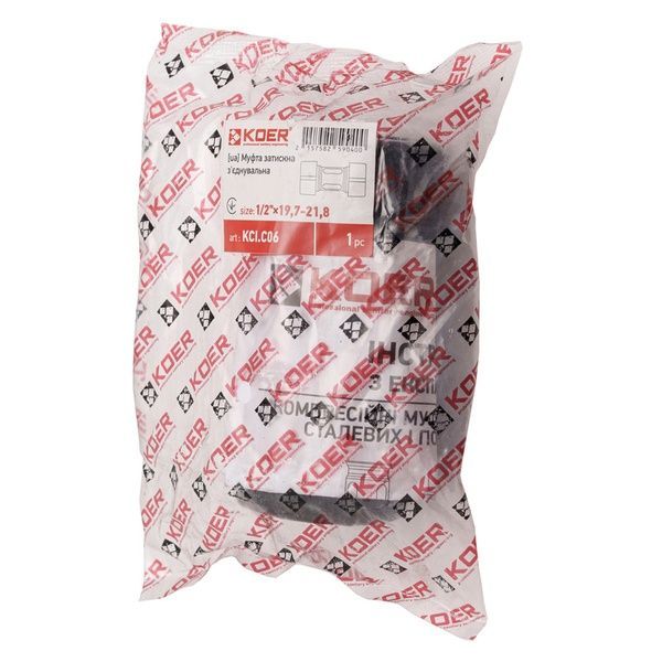 купить Муфта зажимная соединительная KOER KCI.C06 - 1/2"x19,7-21,8 (KR5904) фото