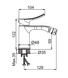 Змішувач для біде HAIBA BOLERO 002 NUT (Колір хром) (HB9576) HB9576 фото 2