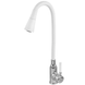 Смеситель для кухни ZERIX ATRIUM-011-T REFL.WHITE (Цвет хром+силиконовый излив белый) (ZX4719) ZX4719 фото 1