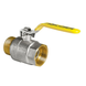 Кран кульовий KOER KR.215.G - 1" FM ГШВ YELLOW, ручка "важіль" жовта (KR0124) KR0124 фото 1