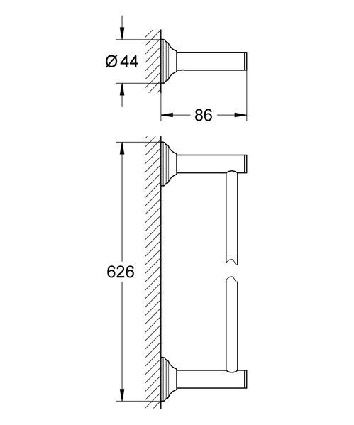 купити Тримач для рушників Grohe Essentials Authentic (40653001) фото