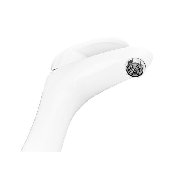 купити Змішувач для умивальника Plamix Cezar-001 HIGH SET White (з підведенням) (PM0663) фото