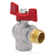 Кран кульовий Koer 1/2" ГШМ кутовий (KR.208) (KR2805) KR2805 фото 1