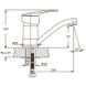 Змішувач для умивальника Haiba AGAT 004 (вилив 15 см) (HB0005) HB0005 фото 2