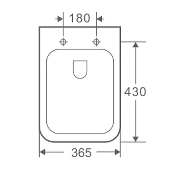 Унітаз підвісний Mixxus Premium Quadro-0302-R Black 530x360x365mm, система змиву RIMLESS (MP6455) MP6455 фото