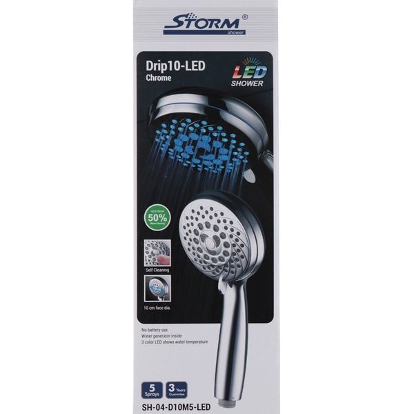 купити Лійка для душу Storm SH-04-D10M5-LED (ST0005) фото