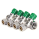 Коллектор теплого пола вентильный с фитингом Koer KR.1123-4 3/4&rdquo;x4 ways (KR2831) KR2831 фото 1
