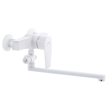купити Змішувач для ванни Plamix Oscar-006 White (без шланга і лійки) (PM0559) фото