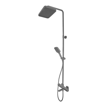 купить Душевая колонна MIXXUS PREMIUM VIRGO 009-J GRAPHITE с термостат. смесителем, 3 функции (Цвет графит) (MI6647) фото