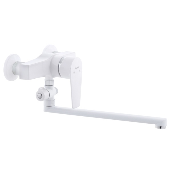 Змішувач для ванни PLAMIX Oscar-006 White (без шланга і лійки) (PM0559) PM0559 фото