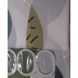 Шторка для ванной ZERIX SCP-008-180x200 из PEVA (полиэтиленвинилацетата) (Узор "Листья") (ZX6081) ZX6081 фото 1