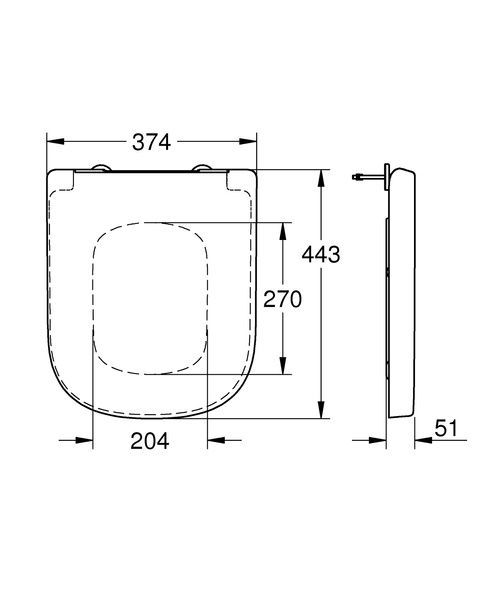 купити Сидіння для унітазу Grohe Euro Ceramic (39330001) фото