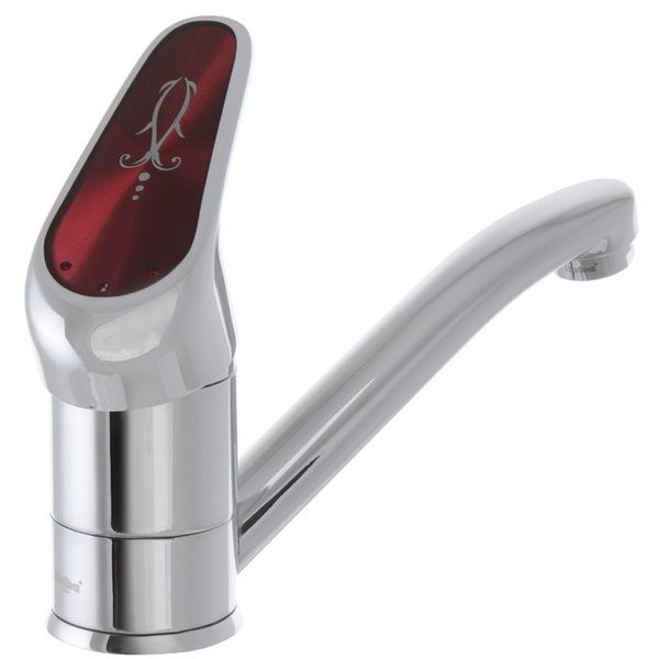 купить Смеситель для умывальника HAIBA MAGIC 004-15CM RED (Цвет хром) (HB0690) фото
