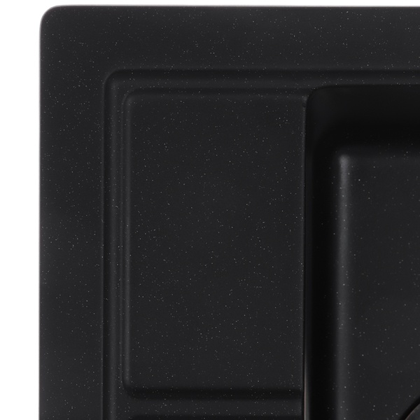 Мийка кухонна ZERIX ZS-4651S-14 Чорний металік (ZX4570) ZX4570 фото