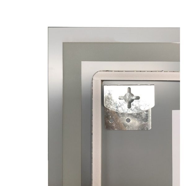 купить Зеркало ZERIX KUBIX MR03-80x60-REVERSE с LED Touch, Anti-fog, димером, рег. яркости (ZX6053) фото