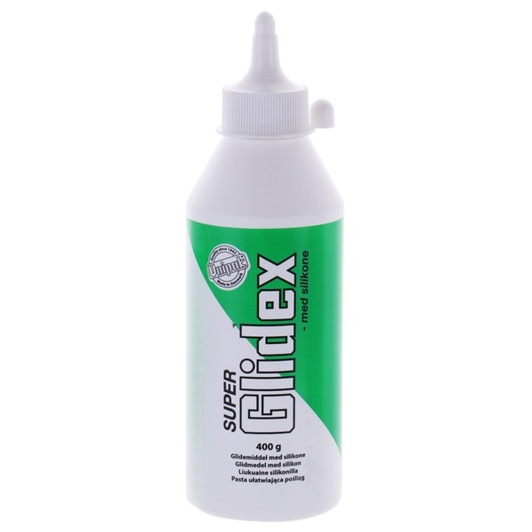 Смазочный состав для сборки канализации Unipak Super Glidex 400г. (в бутылке) (UP0577) UP0577 фото