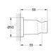 Настінний тримач для ручного душу Grohe Rainshower (22117KF0) 22117KF0 фото 2