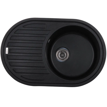 купить Мойка кухонная Zerix ZS-7750R-03 Черная (ZX4556) фото