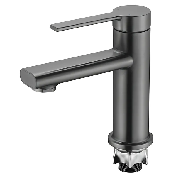 купить Змішувач для умивальника Mixxus Lord 001 Nut Graphite (Колір графіт) (MI7137) фото