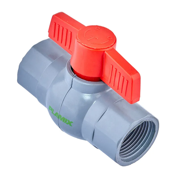 купить Кран шаровой Plamix PVF-1" FF PVC (PM0627) фото