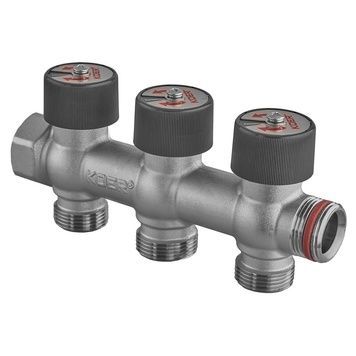 купить Колектор вентильний без фітингу 3/4"x3/4"x3/4"x3 WAYS (KOER KR.1128-3) (KR5872) фото
