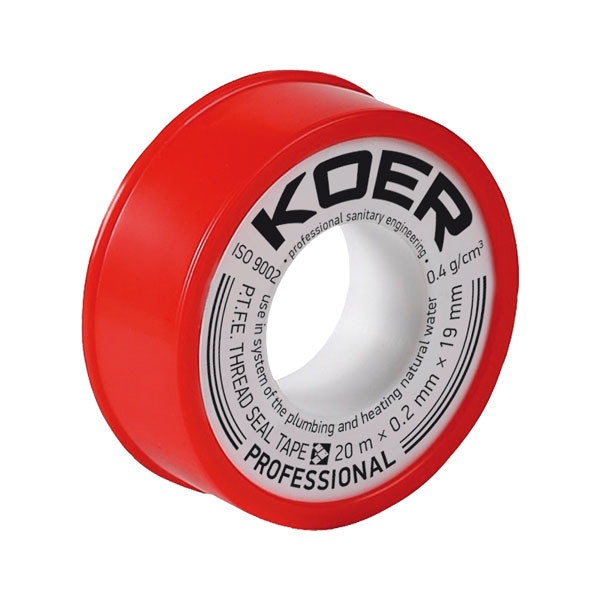 ФУМ лента для воды Koer STP-01 PRO 20M*0.2mm*19mm (KR0121) KR0121 фото
