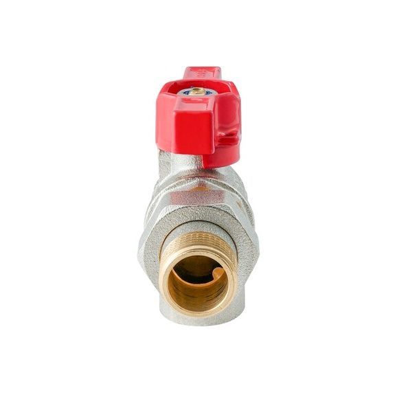 купити Кран з американкою кутовий KOER EXTREME KE.228-15 - 1/2" ручка "метелик" червона (KR5763) фото
