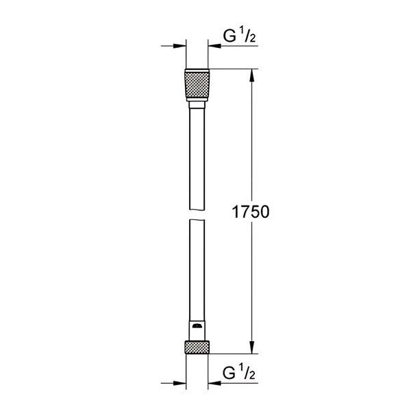 купити Душовий шланг Grohe Silverflex 1750 мм (28388KF1) фото