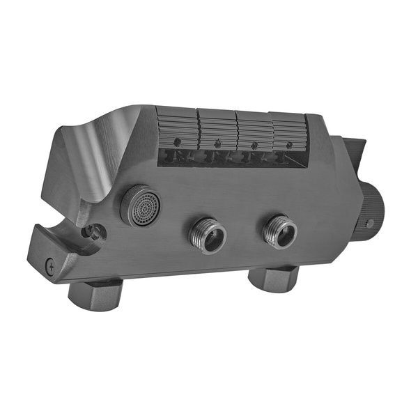 купить Душевая колонна Champion PBM-009-J Graphite со смесителем с кнопочным переключателем, 4 режима (CH6501) фото