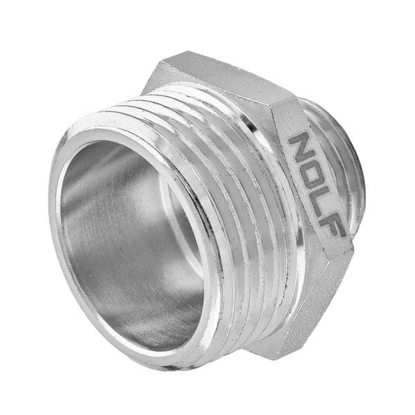 купить Ниппель редукционный никелированный NOLF NFC.N0406-N-1/2"x3/8" (NF3082) фото