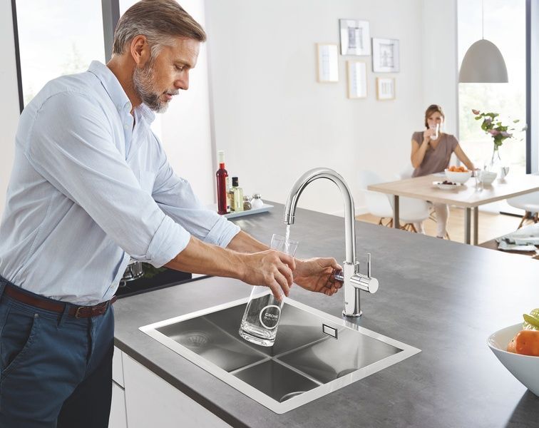 купить Система фильтров для питьевой воды со смесителем Grohe Blue Home Connected (31455001) фото