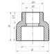 Муфта редукційна ВВ 75x40 PPR Koer K0208.PRO (KP2573) KP2573 фото 2